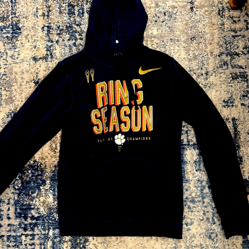 Clemson Nike Hoodie Size Small